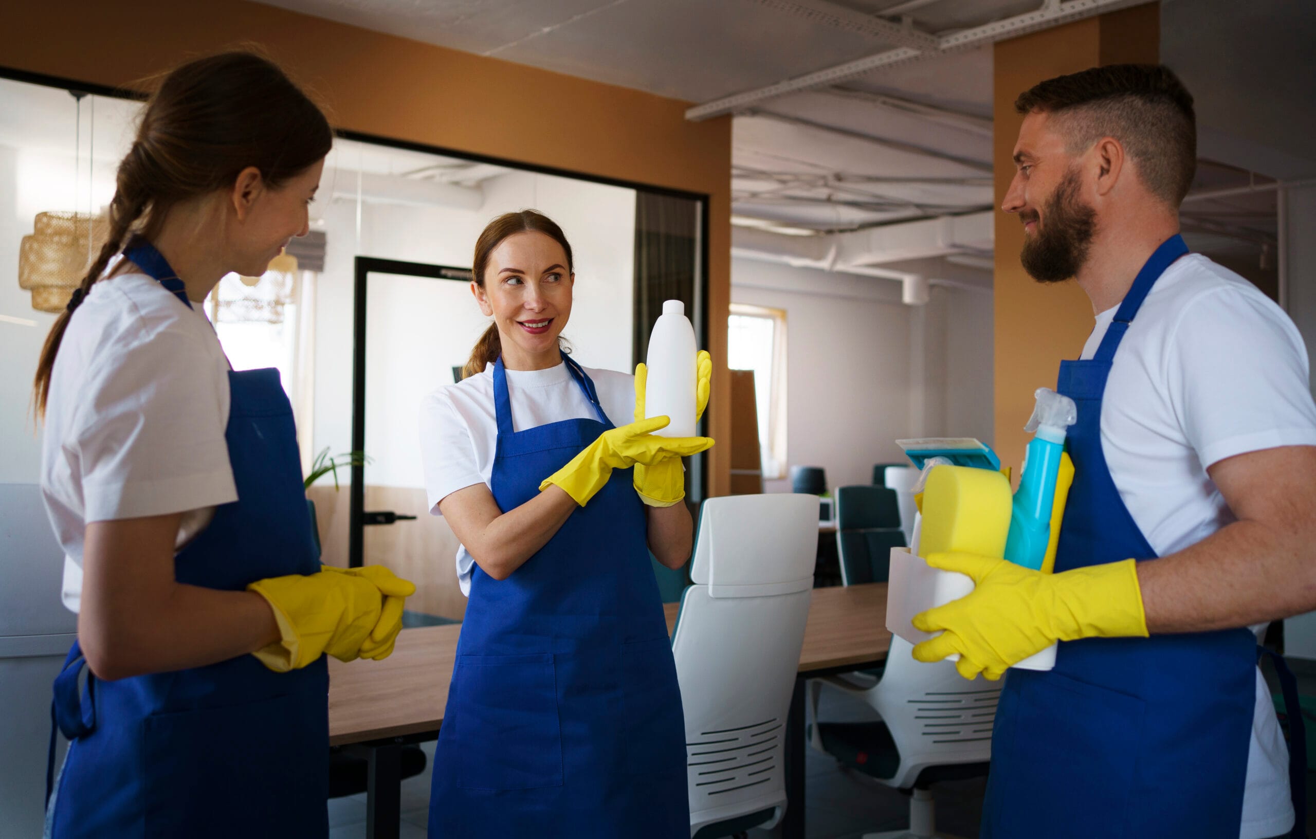 Æ Gebäudeservice Team im Einsatz